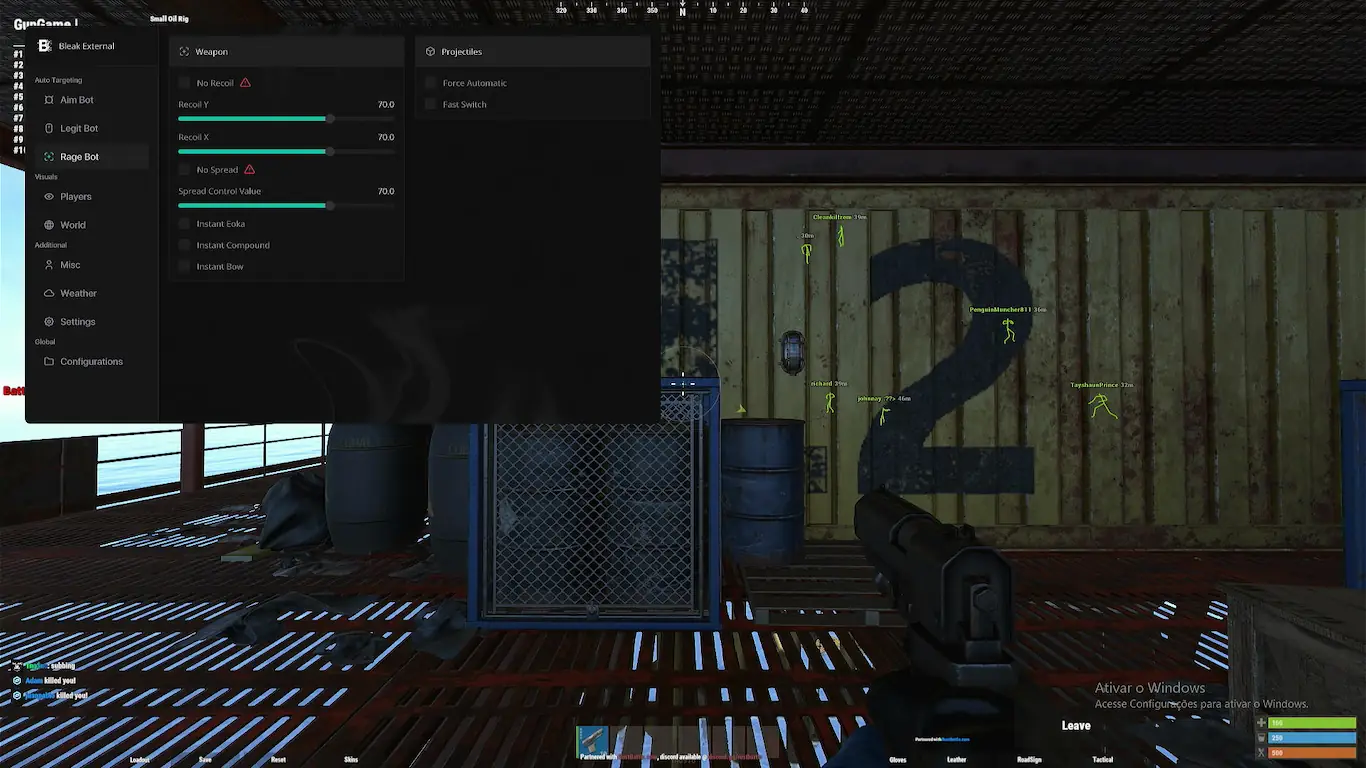 Screenshot 22 do cheat Rust Bleak